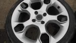 17" GENUINE FORD FIESTA ZETEC S SNOWFLAKE ALLOY WHEELS / TYRES