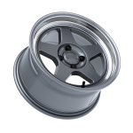 Kansei KNP 15x8 ET25 4x100 Gunmetal w/Machined Lip