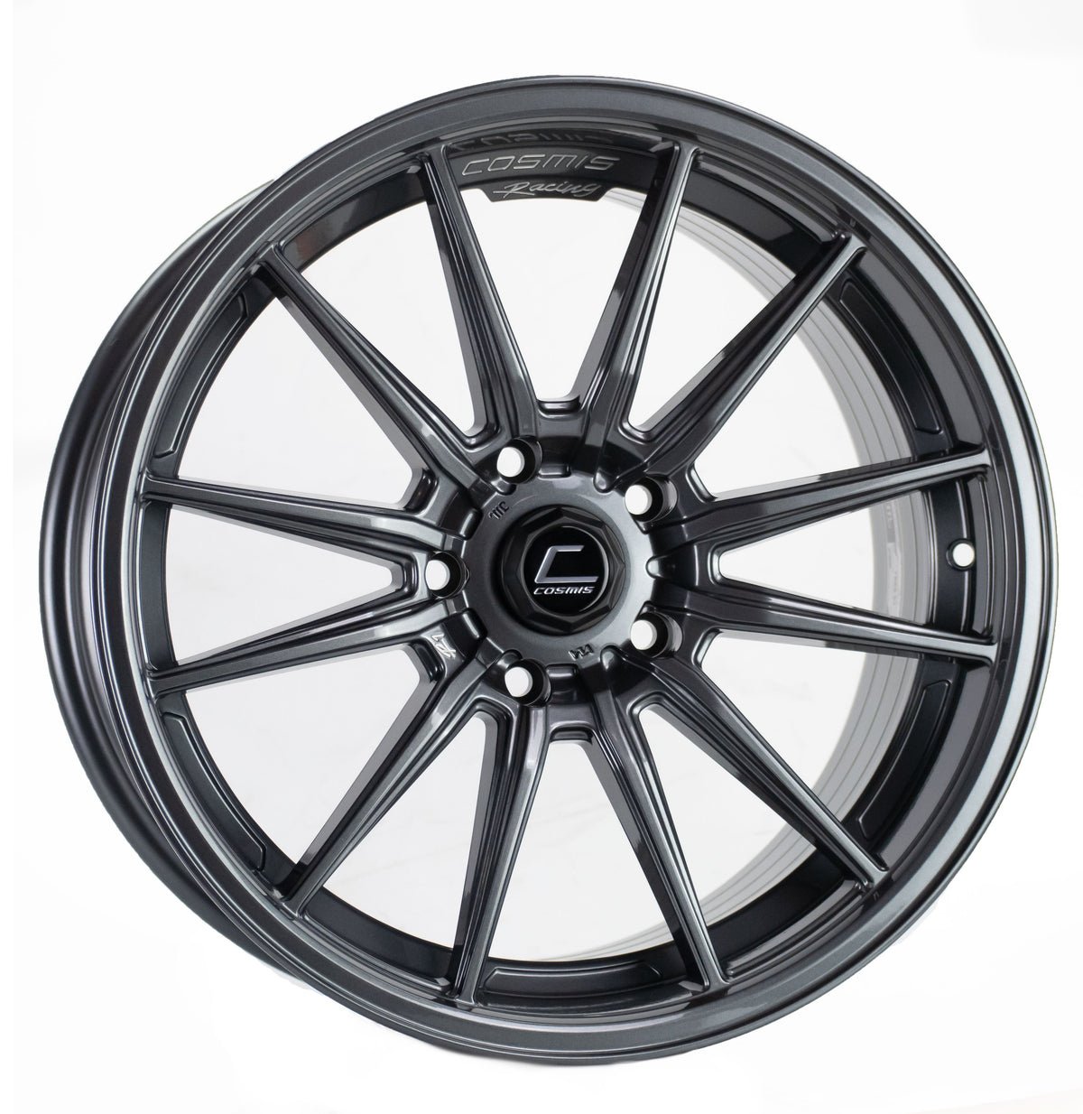 R1.18x9.5.Dark-Gun-Metal.jpg Cosmis R1 18x9.5 ET35 5x120 Gunmetal - Image 1