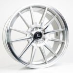 Cosmis R1 19x8.5 ET45 5x112 Silver Machined Face