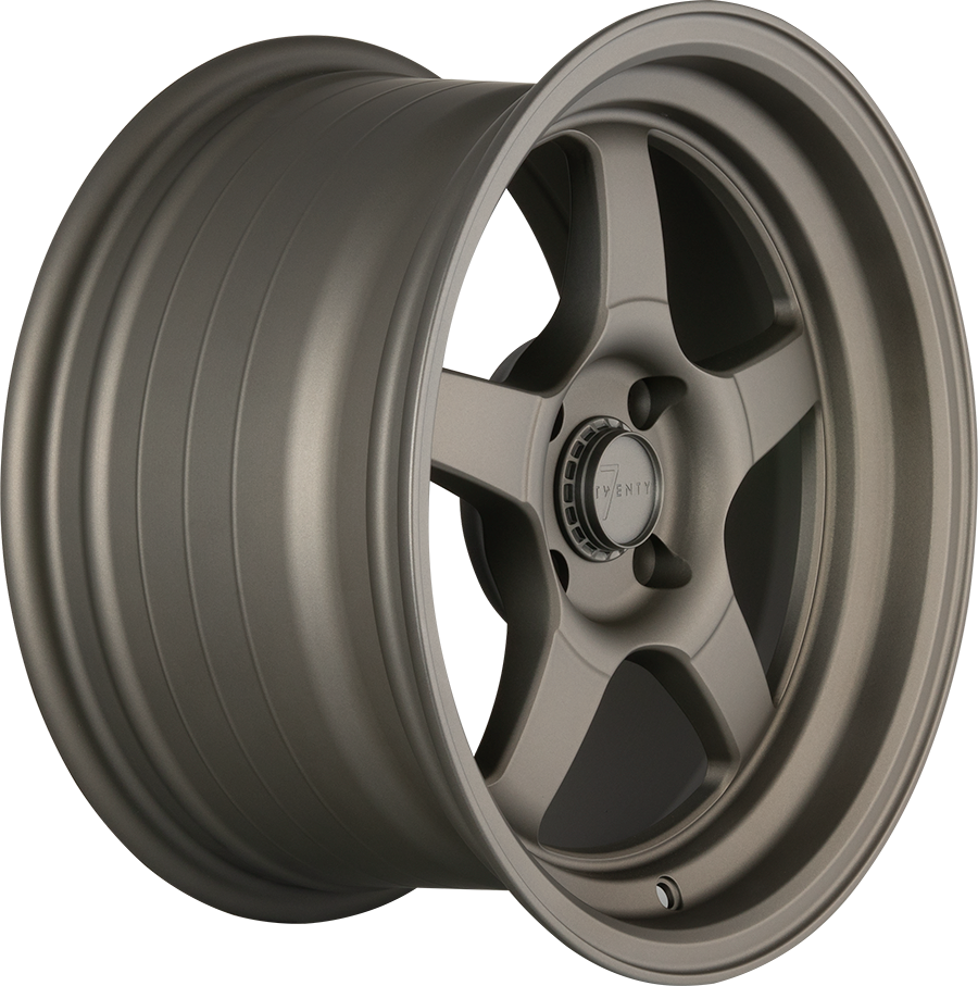 Style51-SBet20-side.png 7Twenty STYLE 51 Stepped Lip 15x8 ET20 4x100 Stone Bronze - Image 1