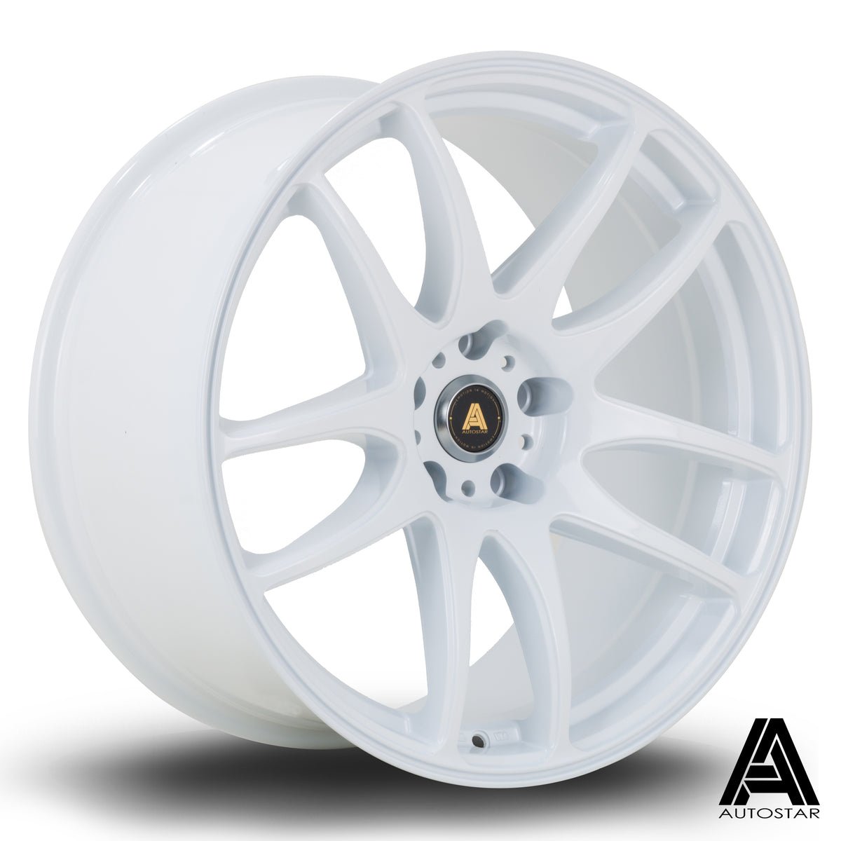 a510199.5white.jpg Autostar A510 19x9.5 ET22 5x114 White - Image 1