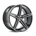 AXE EX14 19x9.5 ET42 5x115 GLOSS BLACK & POLISHED