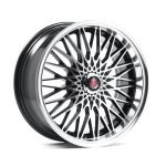 AXE EX3 17x7.5 ET35 5x105 GLOSS BLACK & POLISHED