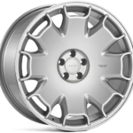 IW CSR2 19x9.5 ET42 5x112 Pure Silver Polished Lip