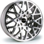 Dare LG2 18x8 ET35 5x100 Silver / Polished Face