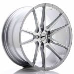 Dare F6 17x7.5 5x112 ET42 Silver Polished Lip