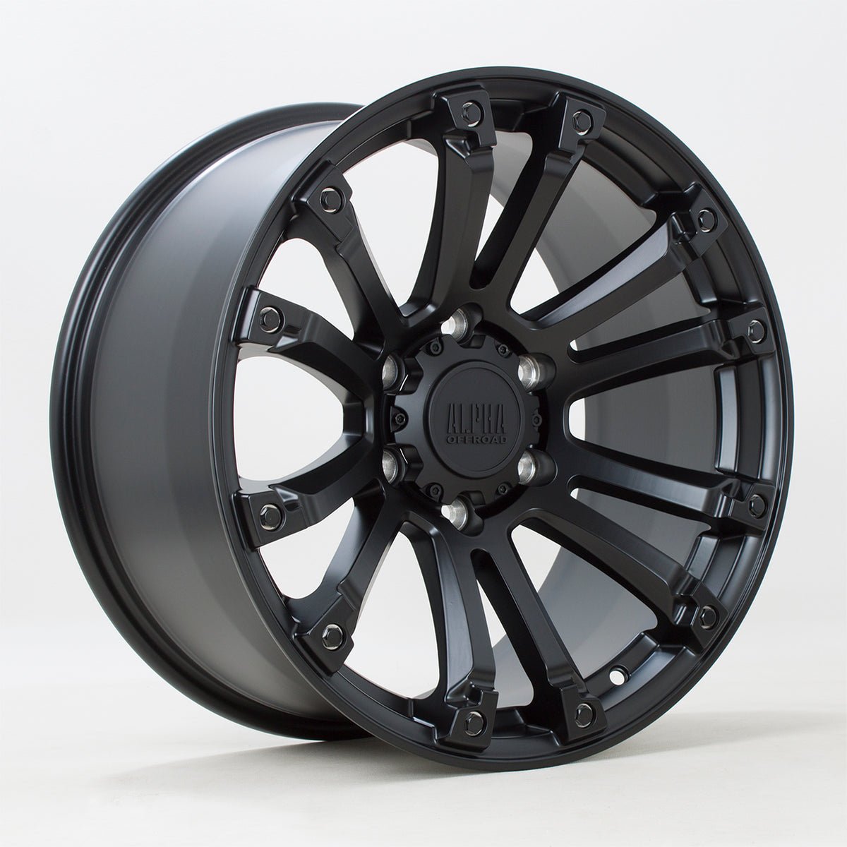 maverick189sblack.jpg Alpha Offroad Maverick 18x9 ET15 6x114.3 Sblack - Image 1