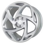 Radi8 r8s5 18x9.5 ET35 5x100 Matt Silver Machined Face