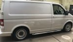 18" NEW VOLKSWAGEN T5 / T6 PEPPERPOT STEEL WHEELS / NEW TYRES - Image 4