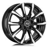 MSW 79 18x7.5 ET51 5x112 GLOSS BLACK FULL POLISHED