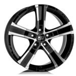 OZ Racing SAHARA 5 18x8 ET35 5x150 GLOSS BLACK FULL POLISHED