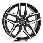 MSW 40 17x7 ET45 5x108 GLOSS BLACK FULL POLISHED