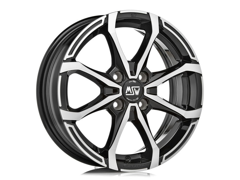 threesixty_03_5c16ef0b-2951-49cb-9f1a-0036b350aadd.jpg MSW X4 15x5 ET38 4x100 GLOSS BLACK FULL POLISHED - Image 1