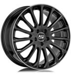 MSW 30 19x8 ET30 5x112 GLOSS BLACK DIAMOND LIP