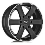 MSW 46 17x7.5 ET40 6x139.7 MATT BLACK FULL POLISHED