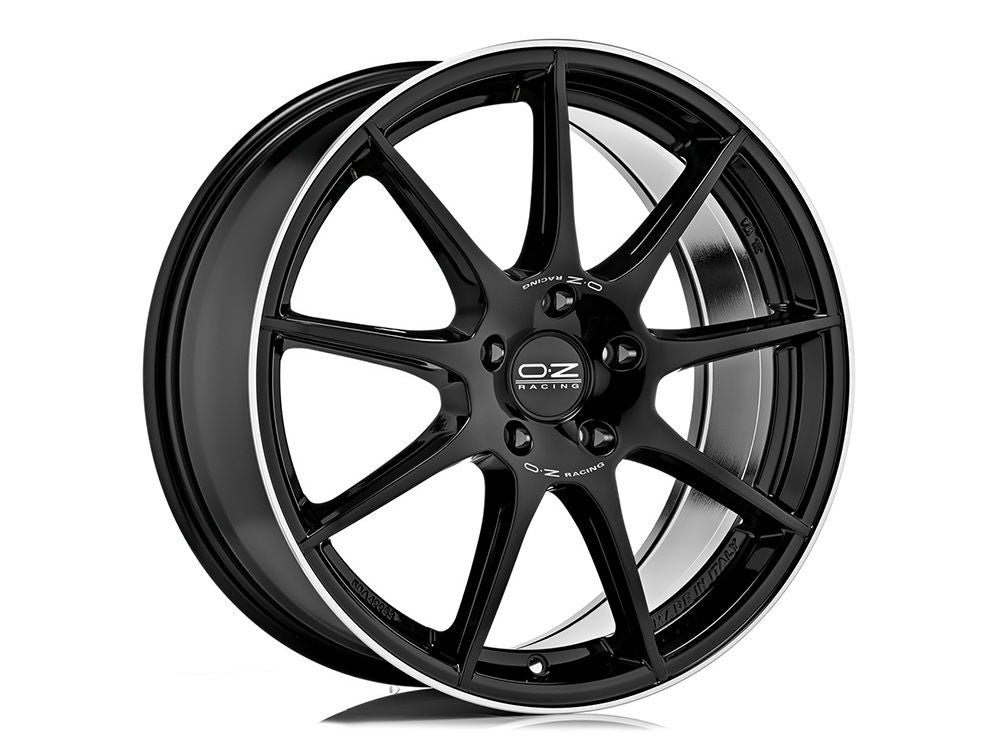 threesixty_03_67eb9f48-d638-4ad5-a732-35019d29d72c.jpg OZ Racing VELOCE GT 17x7.5 ET35 5x112 GLOSS BLACK DIAMOND LIP - Image 1