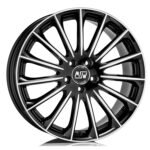 MSW 30 19x8 ET30 5x112 GLOSS BLACK FULL POLISHED