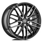 MSW 72 17x7 ET45 5x114.3 GLOSS BLACK FULL POLISHED