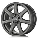 MSW 77 18x8 ET50 5x108 MATT DARK GREY