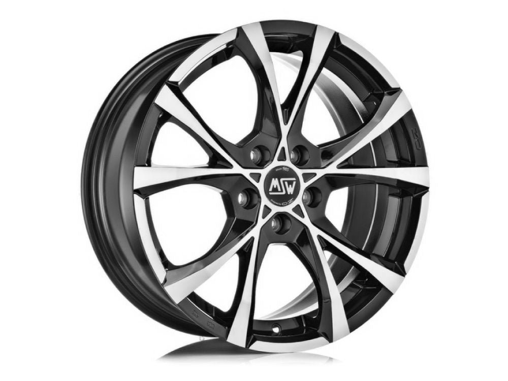 threesixty_03_c1501f6d-f6d8-4881-8db9-1bc49eb9309c.jpg MSW CROSS OVER 16x7 ET45 5x114.3 GLOSS BLACK FULL POLISHED - Image 1