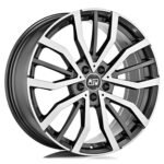 MSW 49 19x8 ET45 5x120 MATT GUN METAL