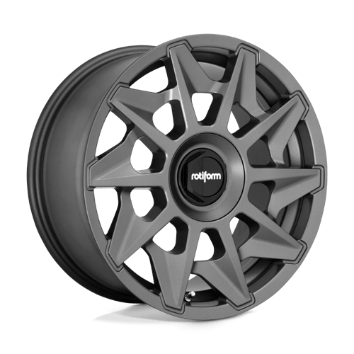 CVT-R128-18x8-5-ET45-MATTE-ANTHRACITE-A1-png_0f0825a8-ad7c-45a7-b1aa-e6fe35e0db17.png Rotiform CVT 19x8.5 ET45 5x112, 5x120 MATTE ANTHRACITE - Image 1