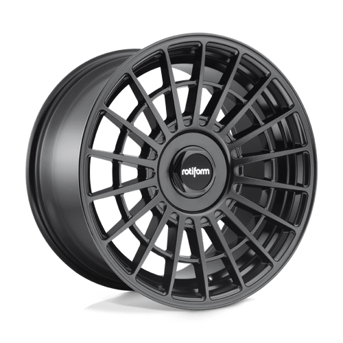 LAS-R-R142-19x10-BLK-A-png_5fbe15df-40fd-44df-8e61-4f2bfdf50e52.png Rotiform LAS-R 17x8 ET35 5x112, 5x120 MATTE BLACK - Image 1