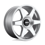 Rotiform SIX 18x8.5 ET45 5x100, 5x112 GLOSS SILVER