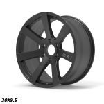 STROM OS1 20x9.5 ET15 6x139.7 Satin Black