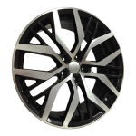 VAG3 19x8 ET45 5x112 Gloss Black Machined