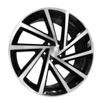 VAG14 18x8 ET45 5x112 Gloss Black Machined