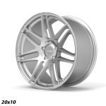 STROM STR3 F14 20x10 ET42 5x112 Quartz Silver