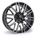 Targa TG7 22x9.5 ET42 5x108 Matt Black / Machine Face