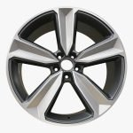 VAG22 20x9 ET30 5x112 Gun Metal Silver Spokes