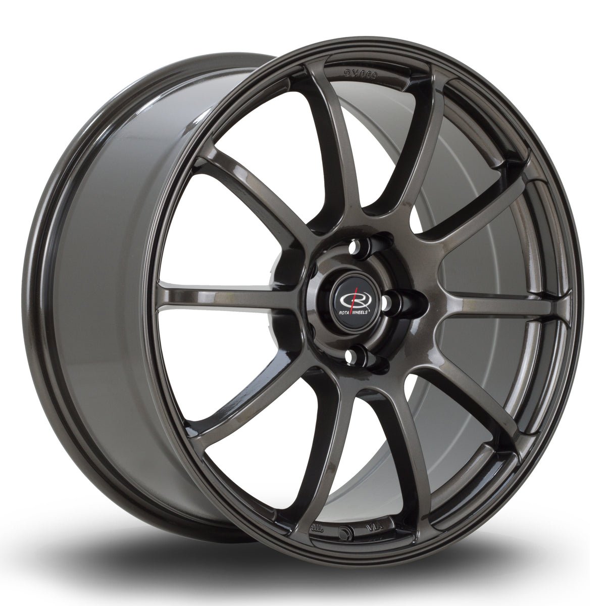 force2188.5gunmetal.jpg Rota Force2 18x8.5 ET45 5x120 Gunmetal - Image 1