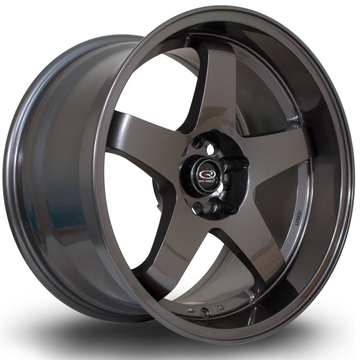 gtr-d1810gunmetal_f9cdbf97-3b96-4179-8d5a-ac5ca9ba8024.jpg Rota GTR-D 18x10 ET35 5x114 Gunmetal - Image 1