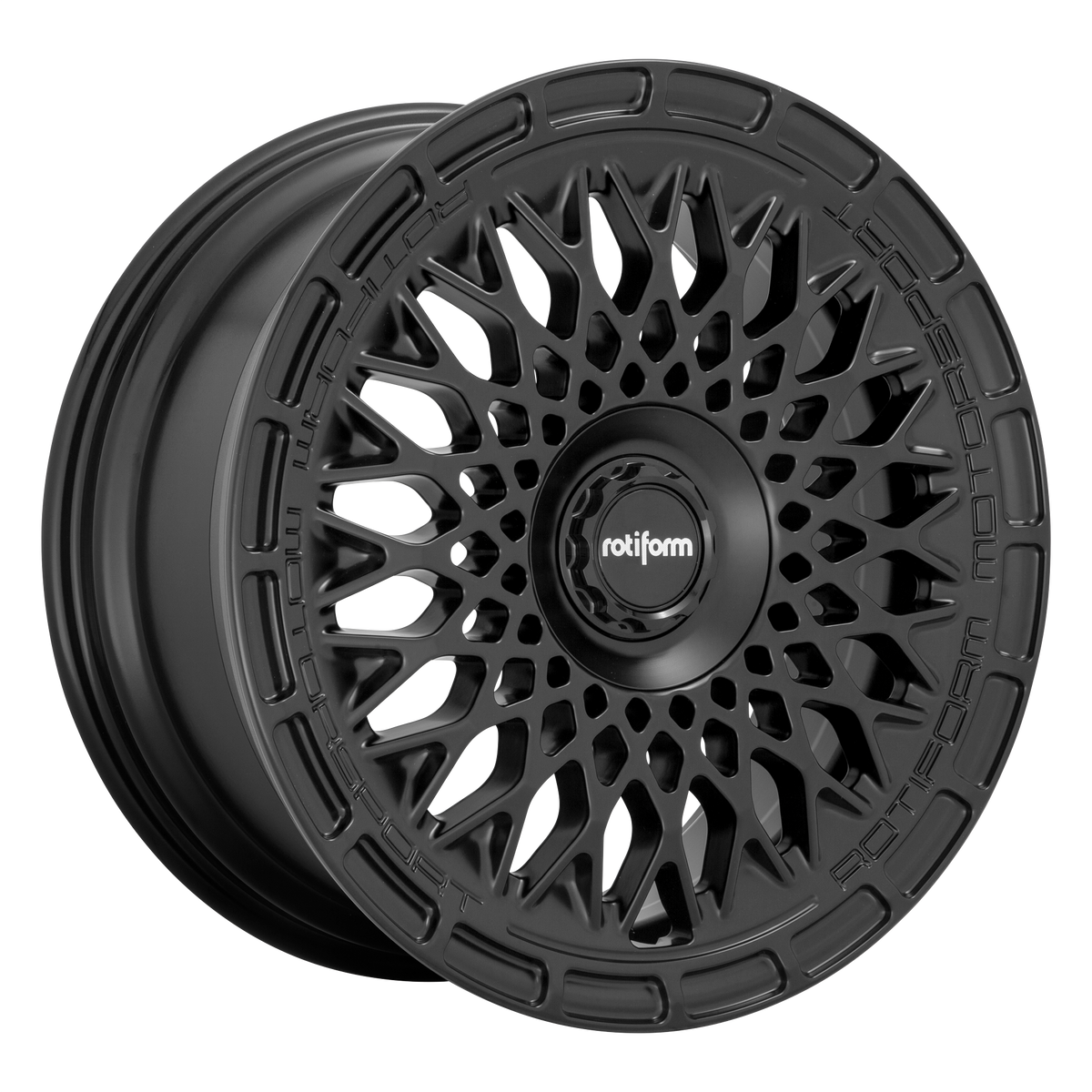 hR174.png Rotiform LHR-M 19x8.5 ET35 BLANK MATTE BLACK - Image 1