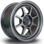Rota Spec8 15x7 ET35 4x100 Steelgrey