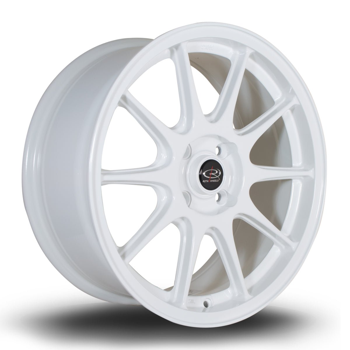 strike177.5white.jpg Rota Strike 17x7.5 ET40 4x108 White - Image 1