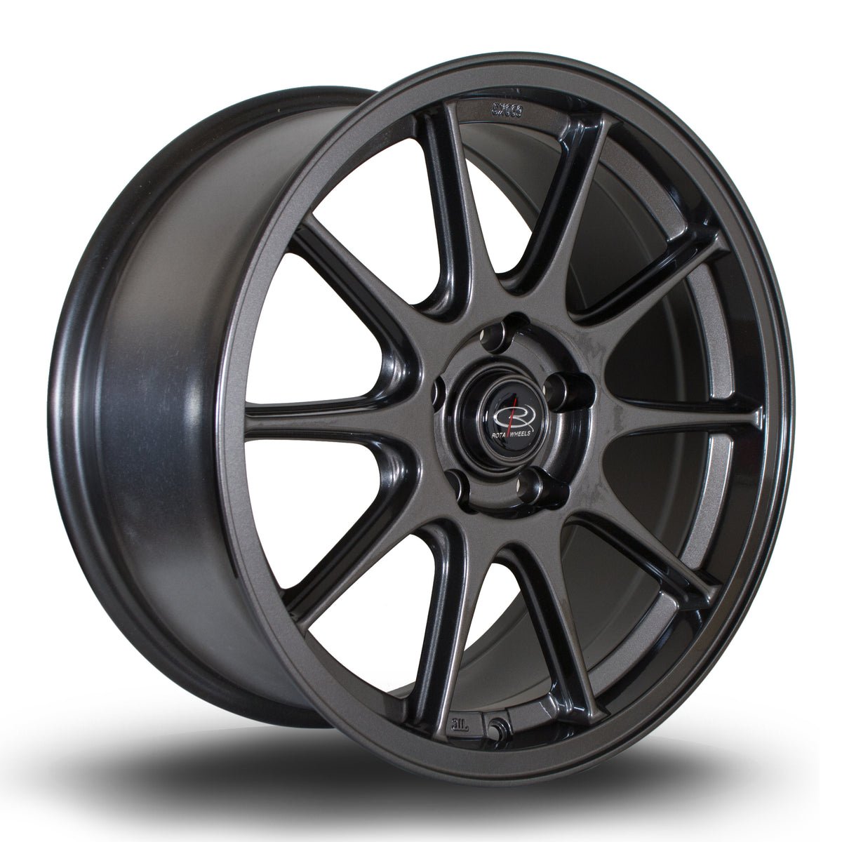strike178gunmetal_0dc91607-c1fe-4bfd-9939-88858cebbf13.jpg Rota Strike 17x8 ET42 5x114 Gunmetal - Image 1