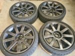 18" GENUINE AUDI TT ALLOY WHEELS / NEW TYRES 5 X 100 - Image 3