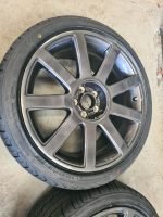 18" GENUINE AUDI TT ALLOY WHEELS / NEW TYRES 5 X 100 - Image 4