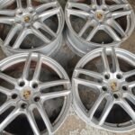 19" GENUINE PORSCHE CAYENNE TURBO ALLOY WHEELS 8.5 X 19"