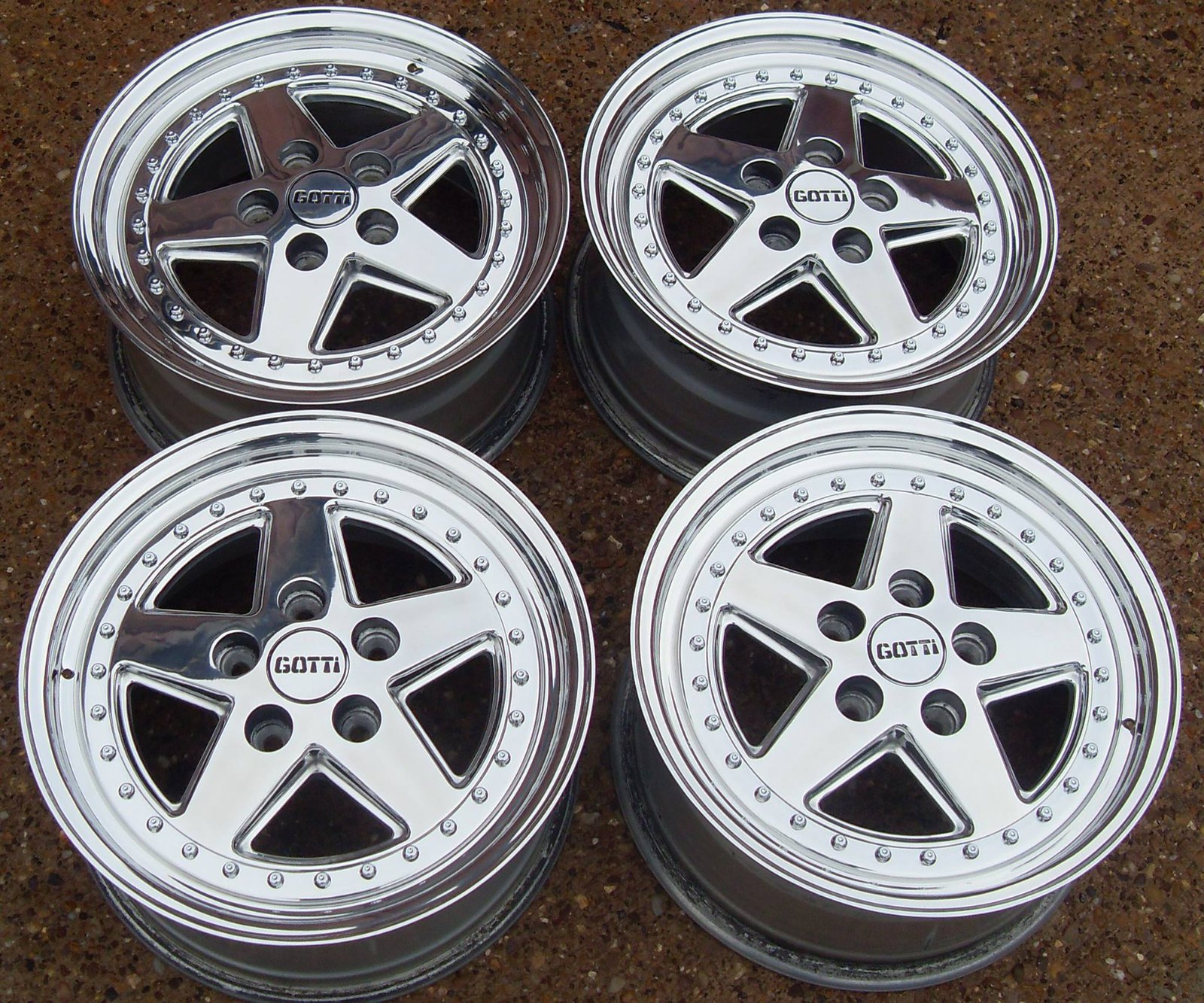 GOTTI 17" GENUINE GOTTI SPLIT RIM ALLOY WHEELS / TYRES - 5 X 112 FITMENT - Image 1