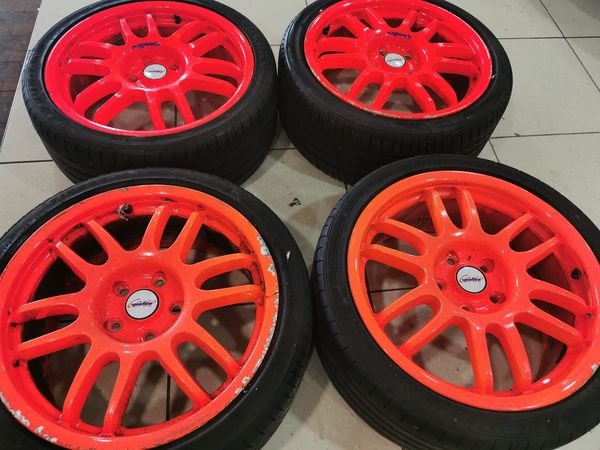 SPEEDLINE 18" SPEEDLINE CORSE ALLOY WHEELS / TYRES - 5 X 114.3 FITMENT - Image 1