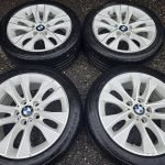 17" GENUINE BMW STYLE 412 ALLOY WHEELS / TYRES  - 5 X 120 FITMENT