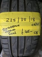 225 / 35 / 18  BRIDGESTONE POTENZA S001 TYRE