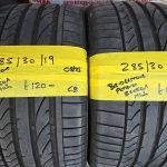 285 / 30 / 19  BRIDGESTONE POTENZA RE050A MO1 TYRES - TWO AVAILABLE