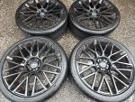 20" MOMO REVENGE ALLOY WHEELS / TYRES -  BLACK -  5 X 120  - VOLKSWAGEN T5 / T6 FITMENT